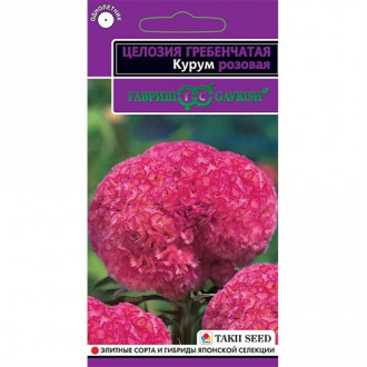 Целозия гребенчатая Курум розовая, семена изображение 2