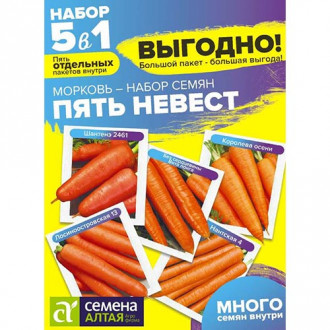 Морковь Пять Невест, смесь сортов изображение 1