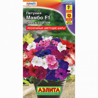 Петуния многоцветковая Мамбо F1, смесь окрасок Аэлита изображение 4